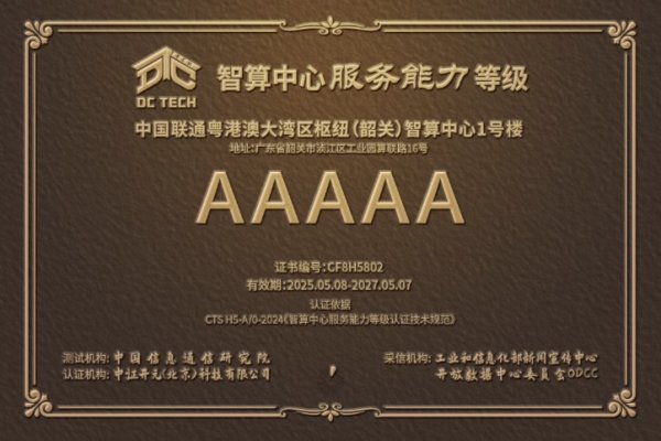 金股宝配资 揭秘粤港澳大湾区首家获评5A级智算中心服务能力认证的数据中心