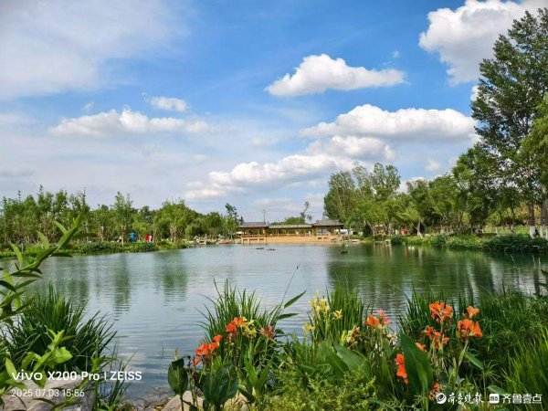 优配网 刚开放的白泉湿地公园