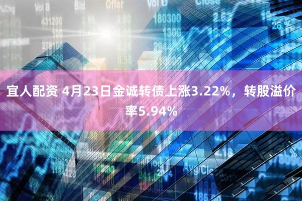 宜人配资 4月23日金诚转债上涨3.22%，转股溢价率5.94%